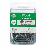 HOMECARE PRODUCTS 40854 12 x 1.5 in. FH Phil Wood Screws, 5PK HO3304520